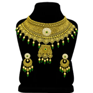 Royal Heritage Green Choker Set
