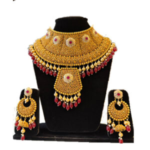 Regal Ruby Temple Choker Set