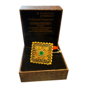 Antique Square Emerald Ring